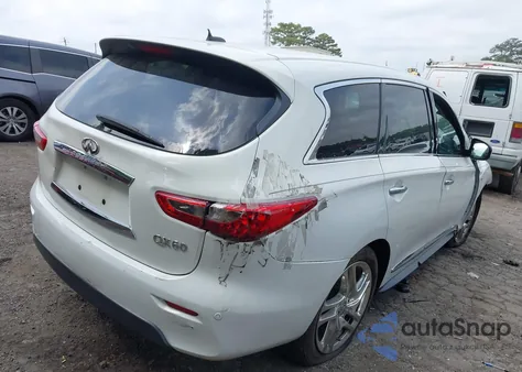 2014 Infiniti Qx60 z USA, uszkodzony, nr VIN 5N1AL0MMXEC515291